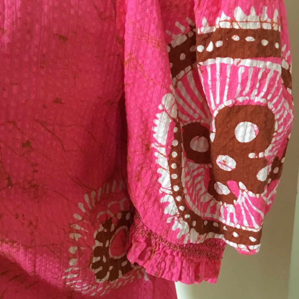 Love The Label Zuri Ruffle Top Gigi Print - Picture 7 of 11